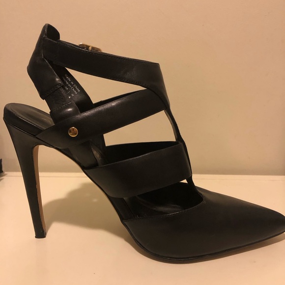 Aldo black strappy heel - Picture 3 of 4